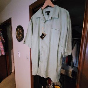 Stacy Adams 100% Ramie Shirt